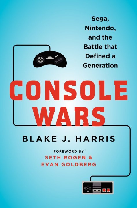 Batalha entre Nintendo e Sega virará livro e filme Console_wars_book