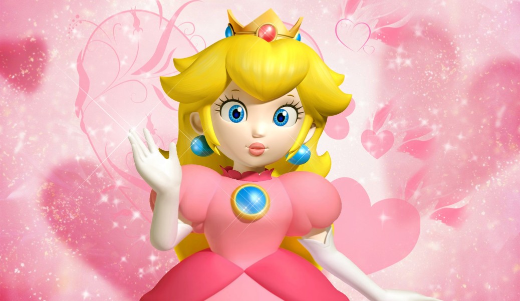 Super Smash Bros. for 3DS y su primer bug Princess_peach_hearts.jpg?w=1038&h=576&crop=1