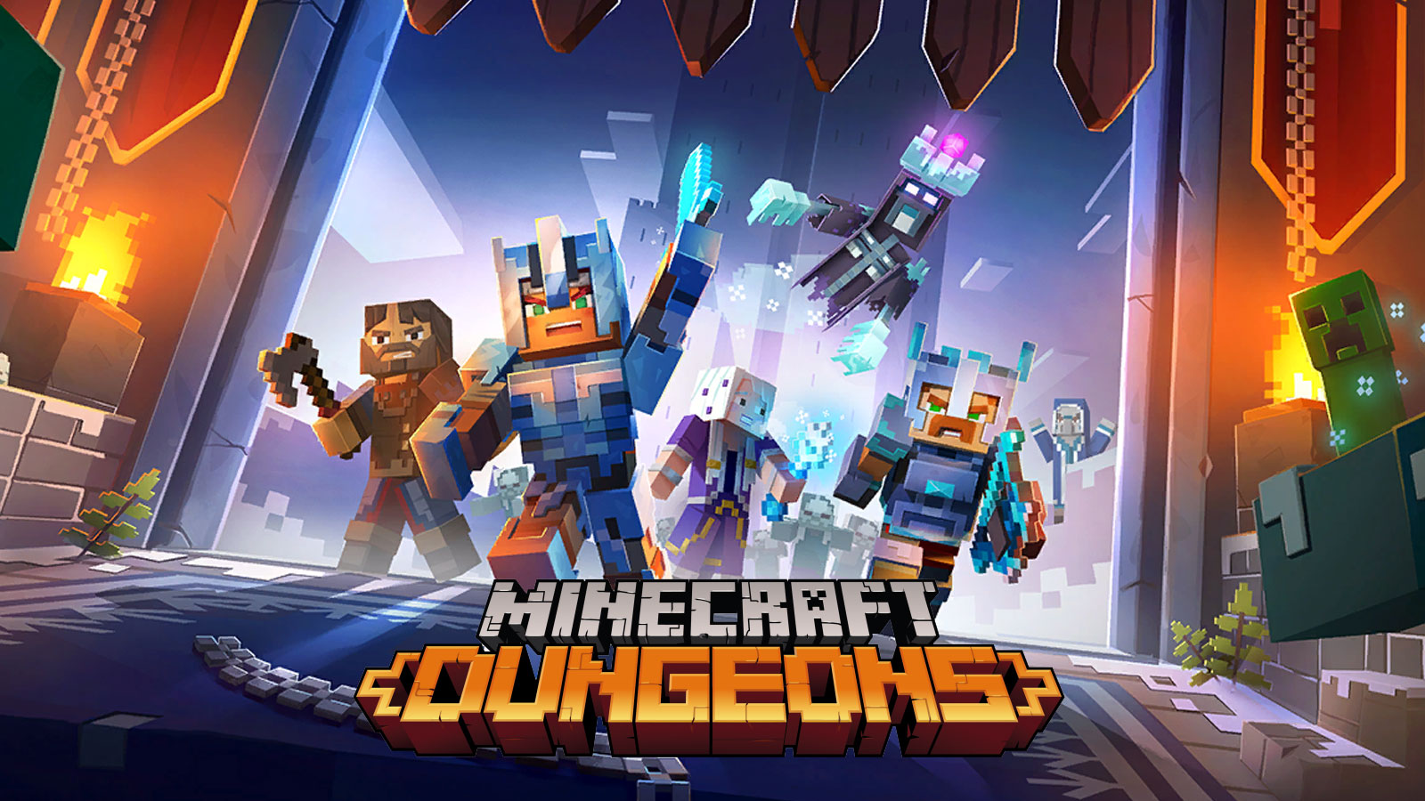 is minecraft dungeons on switch