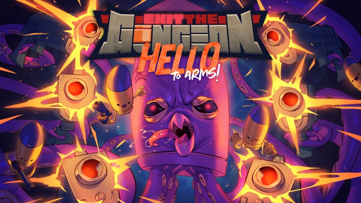 The Exit the Gungeon: Hello to Arms update is coming this Friday